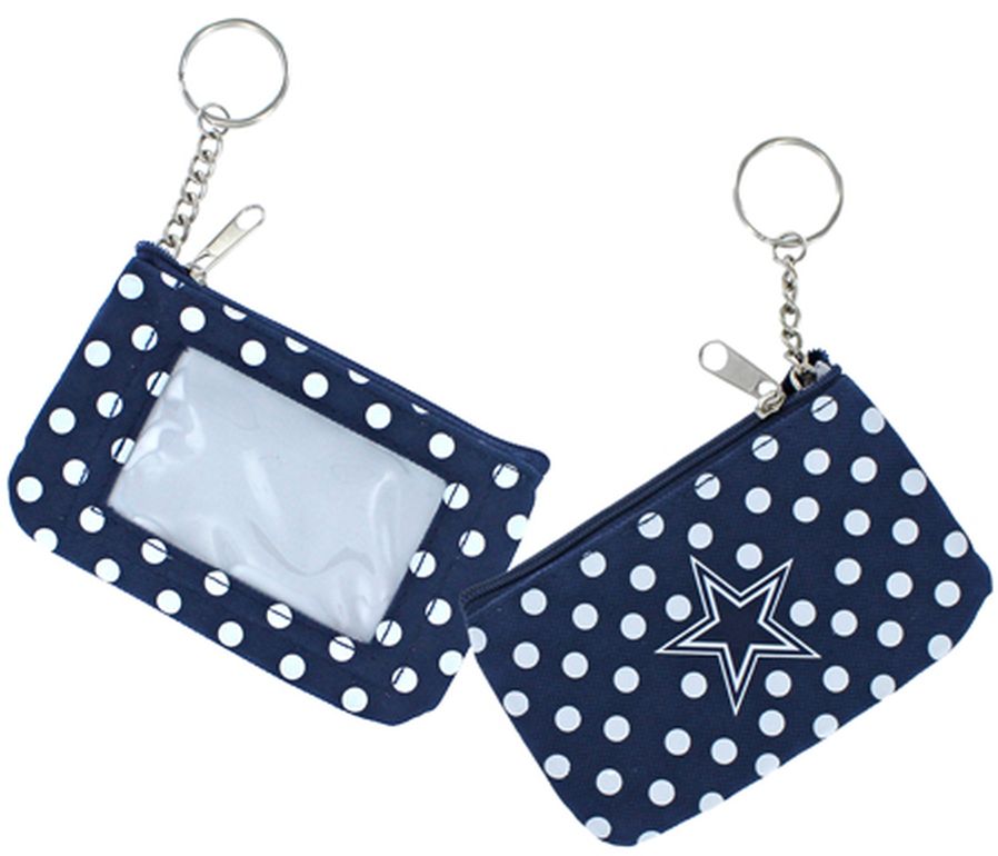 NFL Dallas Cowboys Coin PURSE with Keychain