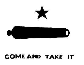 ''FLAG - Gonzales Cannon ''''Come And Take It'''' 3X5''