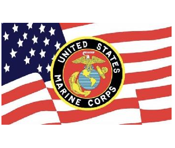 FLAG - U.S. Marine Seal/USA FLAG 3X5