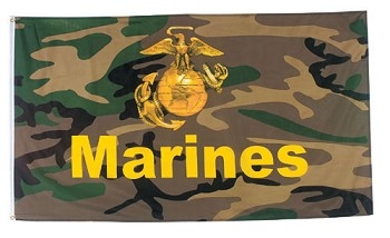 Flag - Marine Camo NEW 3X5