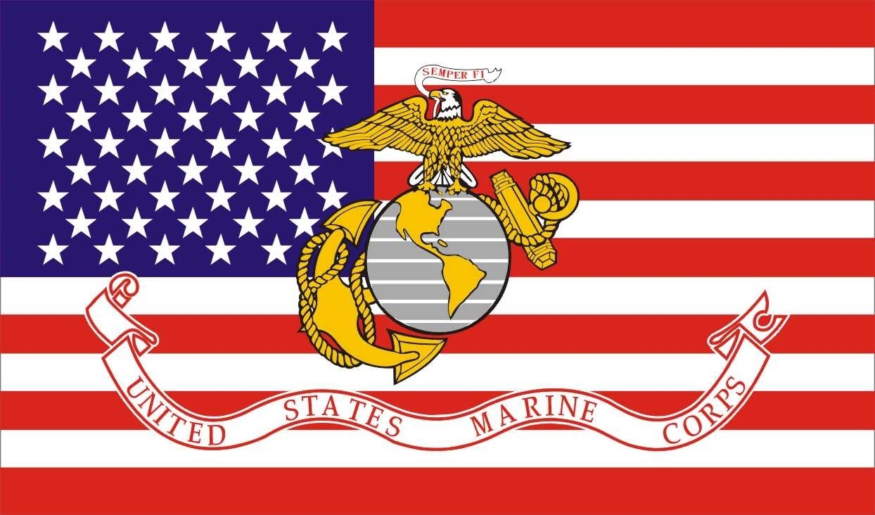 FLAG - U.S. Marines/USA 3X5  #1409