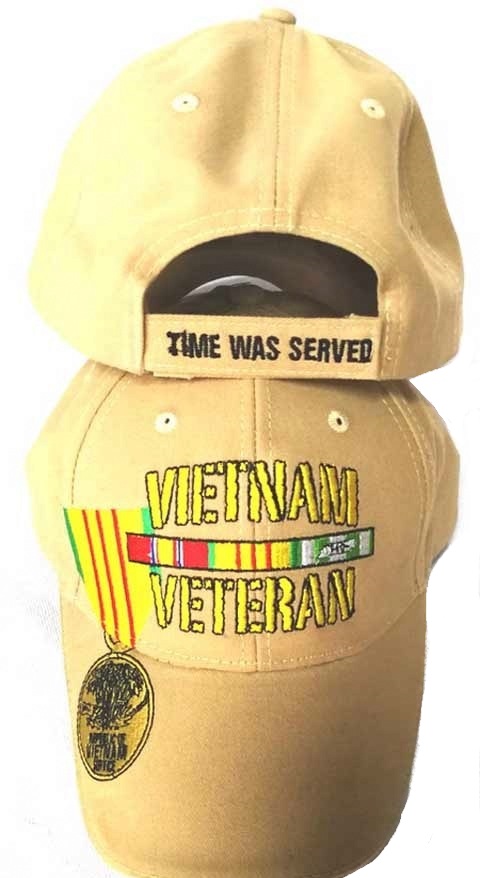 United States Vietnam Veteran HAT - Medal KHK G1432