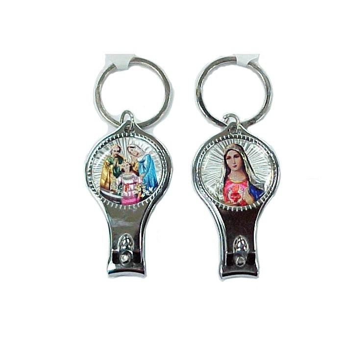 KC (Keychain)  68224 Religious NAIL Clipper SOLD BY THE DOZEN