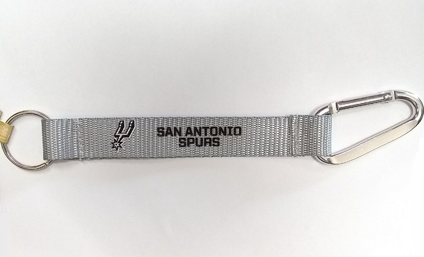NBA San Antonio Spurs Carabiner Lanyard KEYCHAIN