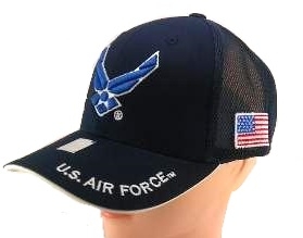 United States  Air Force HAT Wings Logo - Mesh A04AIA19-NAV