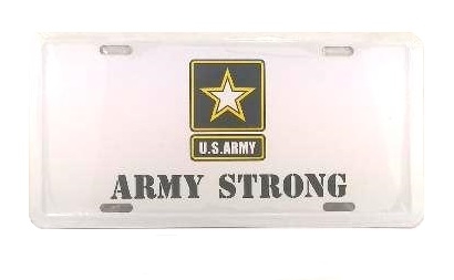 LICENSE PLATE - United States Army Star Logo