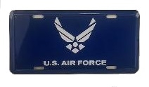LICENSE PLATE - United States Air Force Wings
