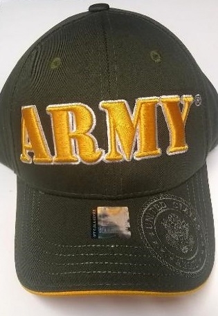 ''United States ''''ARMY'''' HAT With Seal A04ARM02-OLV/GD''