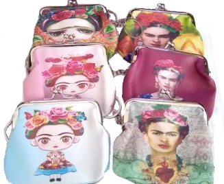 Coin PURSE - Frida BKC-60111BS SOLD BY THE DOZEN