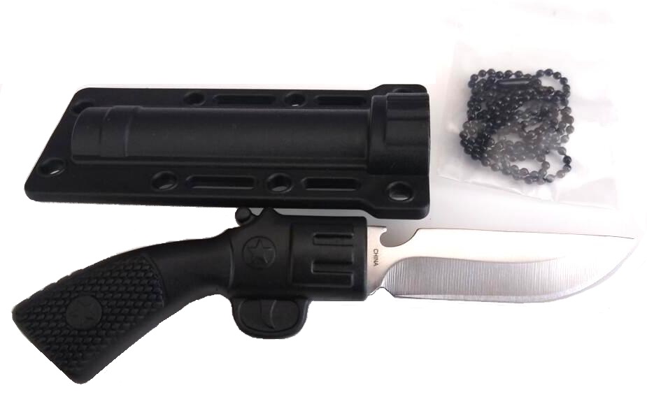 Knife - T22193SL Pistol NECKLACE