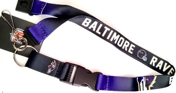 NFL Baltimore Ravens Crossover Lanyard