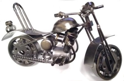 Texas Decor - Metal MOTORCYCLE M6