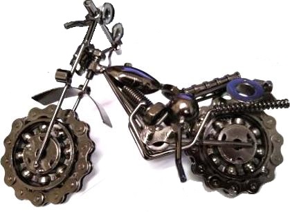 Texas Decor - Metal MOTORCYCLE M5