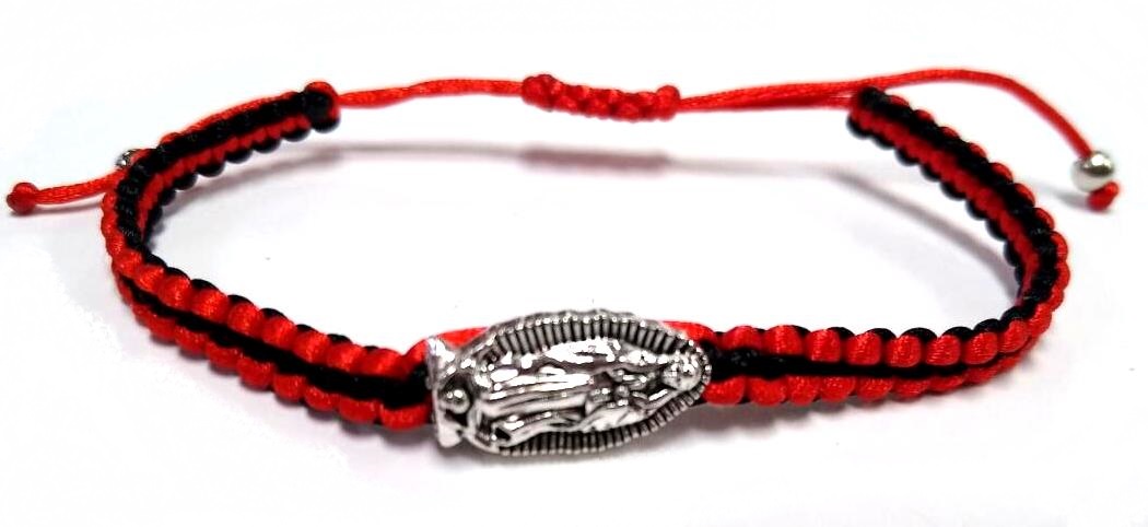 BRACELET - Guadalupe Black/Red SOLD BY THE DOZEN