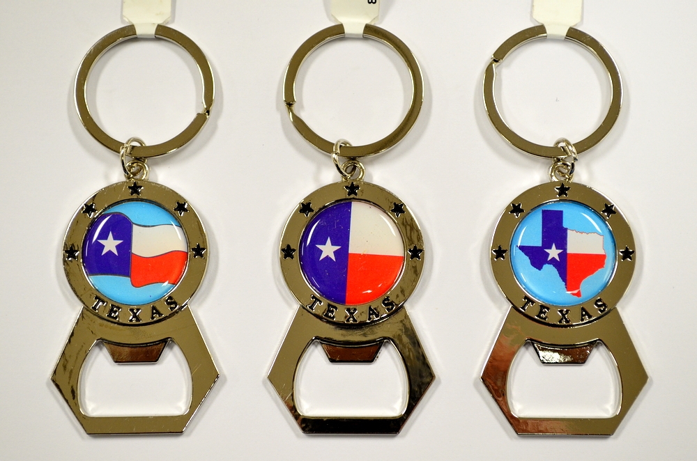 KC (Keychain) - 66403 Texas FLAG Opener SOLD BY THE DOZEN
