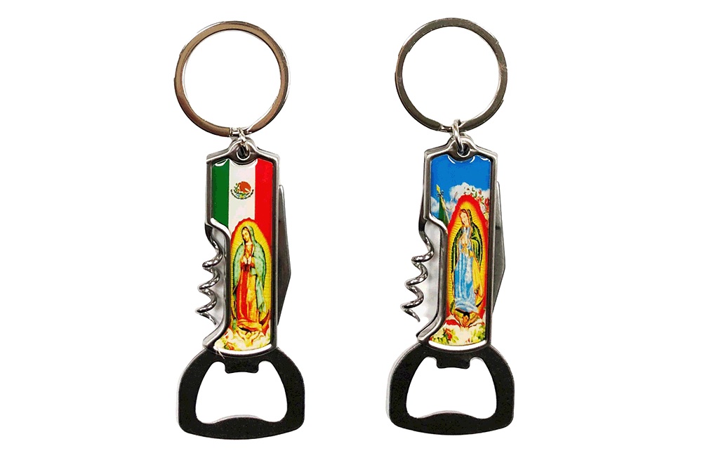 KC (KEYCHAIN) 68197 Guadalupe Opener SOLD BY THE DOZEN