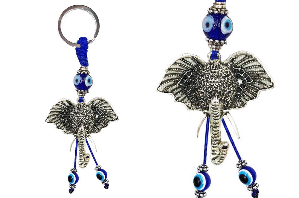 KC (KEYCHAIN) 68303 Elephant Face  SOLD BY THE DOZEN