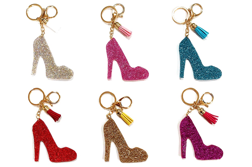 KC (KEYCHAIN) 69019 Bling High Heel SOLD BY THE DOZEN