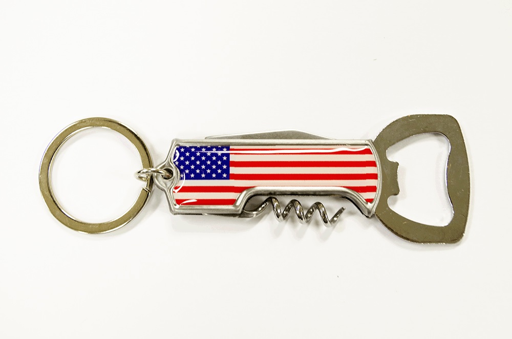 KC (KEYCHAIN) 69531 USA Opener SOLD BY THE DOZEN