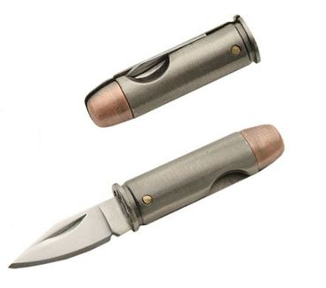 KNIFE 210850 .44 MAG Bullet-Bronze