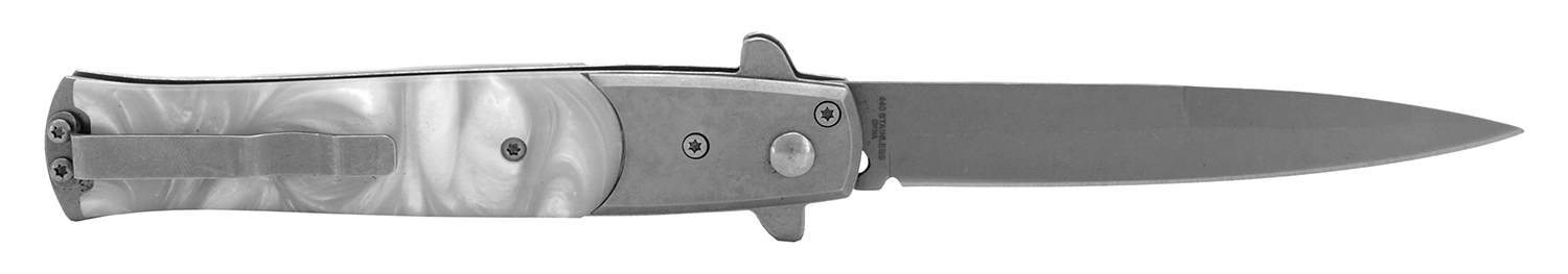 KNIFE - AFK81042SSL Faux Pearl Push Button