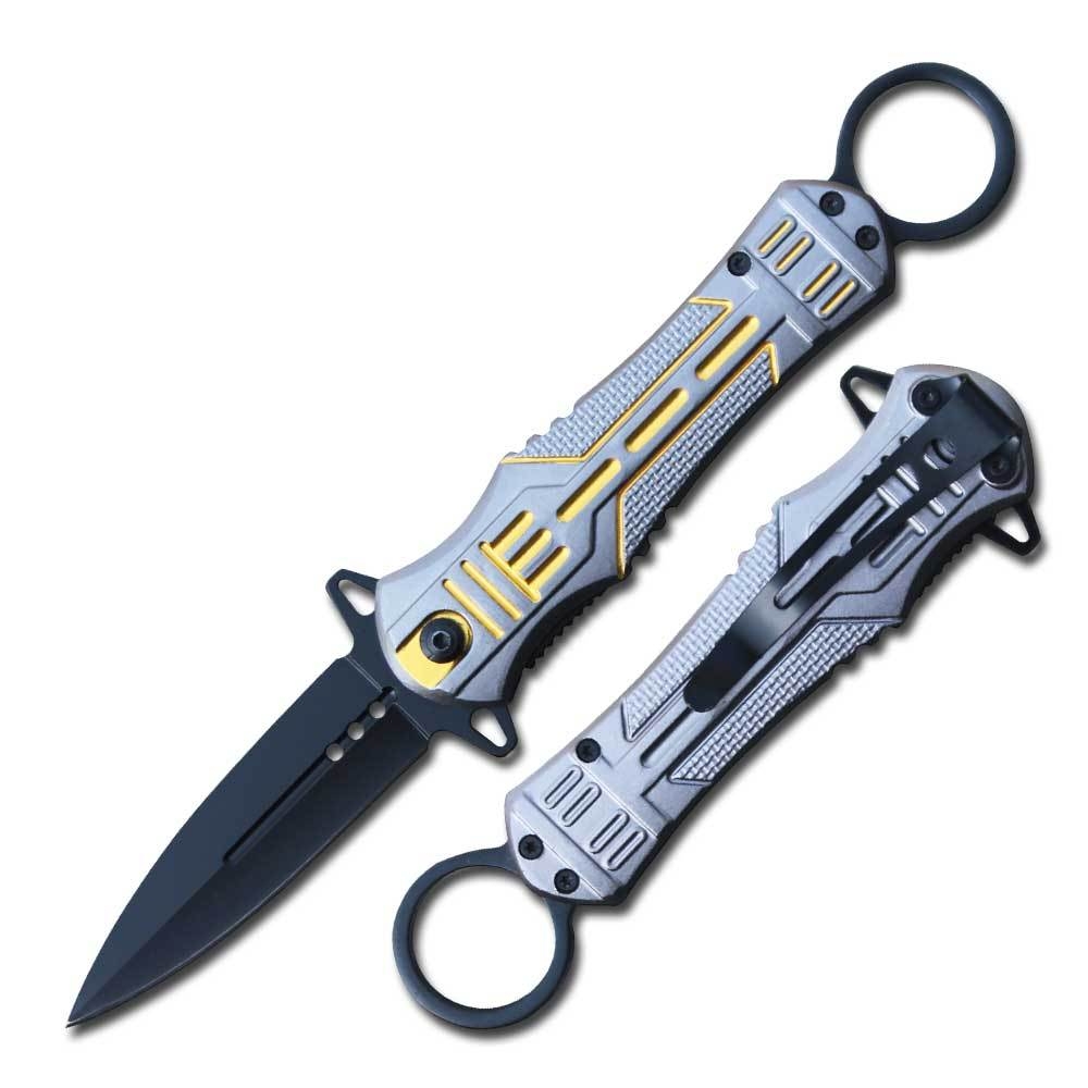KNIFE BF210306-SG Silver/Yellow