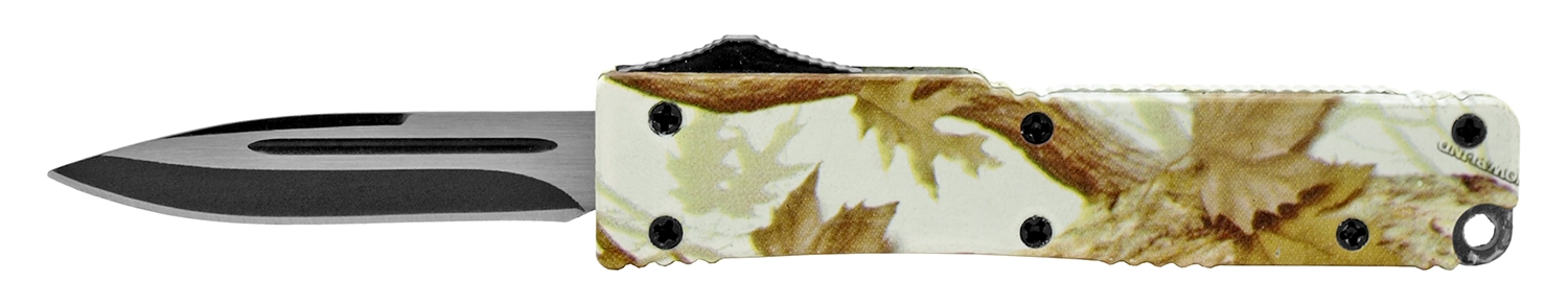 KNIFE BOA5888LV-1 Mini Out-the-Front KNIFE - Leaf Camo