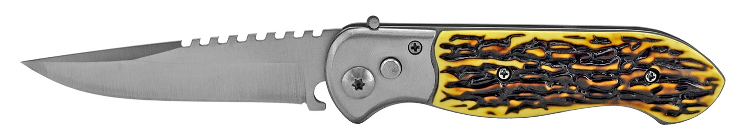 ''Knife FB2806B 4.5'''' SWITCHBLADE Folding Pocket Knife - Bone''