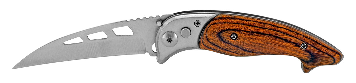 ''Knife FB2808W 4.5'''' SWITCHBLADE Pocket Folding Knife - Wooden''