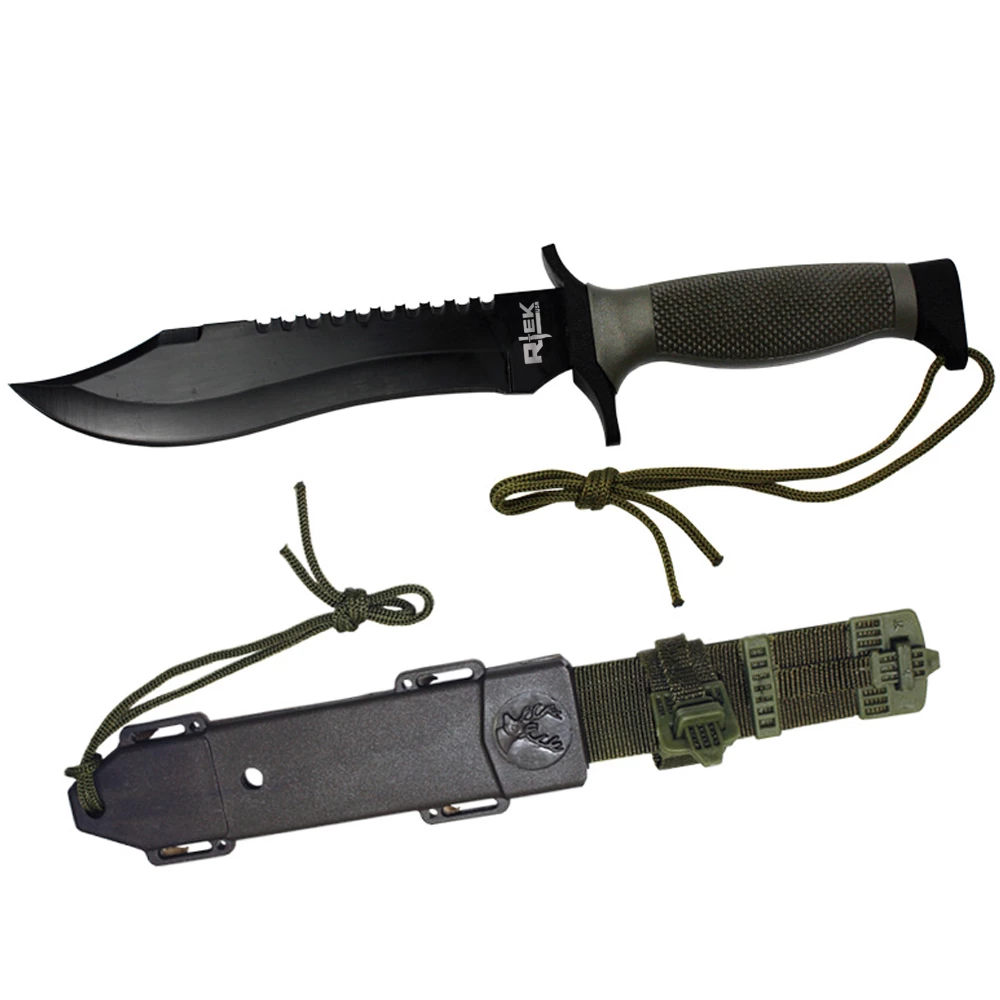 KNIFE SUR6001-120CF Black SURVIVAL 12''