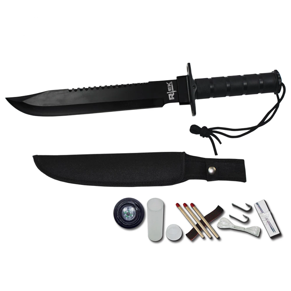 KNIFE SUR6080-145BK Black SURVIVAL 16''