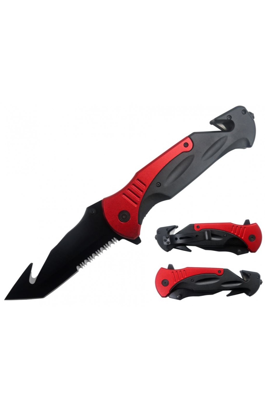 KNIFE T100212RB Red/Black Spring Assist KNIFE