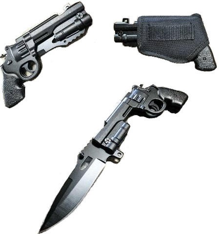 KNIFE - T27020BK Revolver Folding