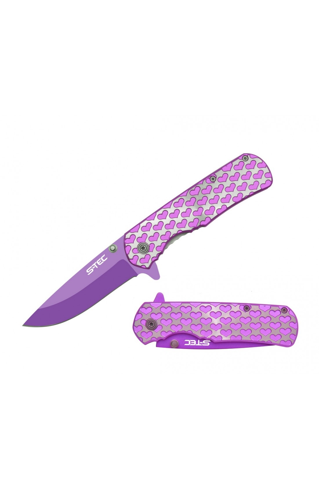 KNIFE T271406PL Purple Hearts