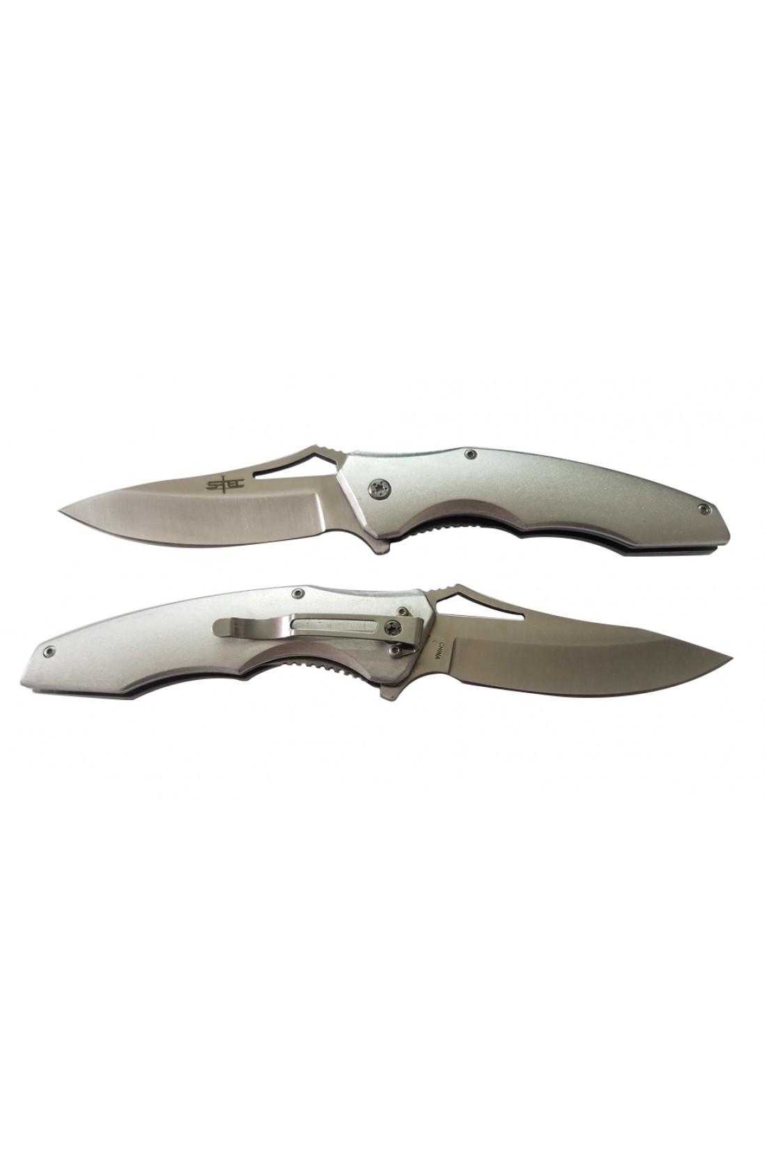 KNIFE T272046 Spring Assist Silver Aluminum KNIFE
