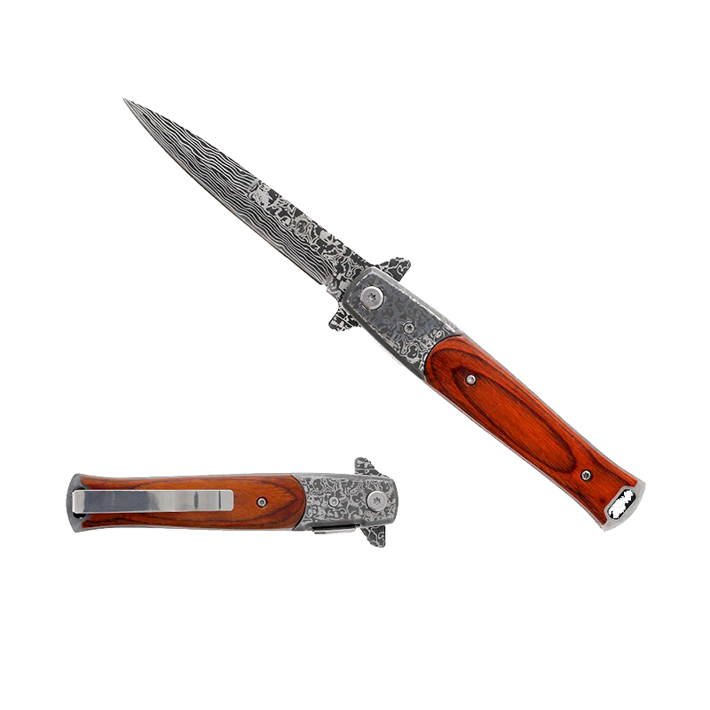 KNIFE KS1107DWD Damascus Stripe Blade