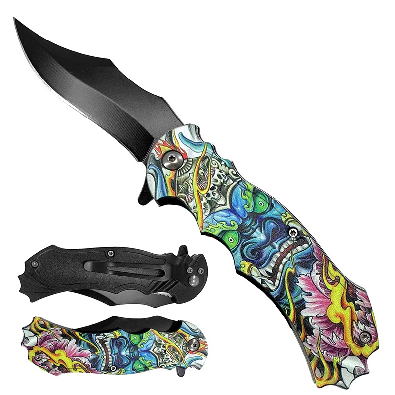 Knife - KS1205-7 SKULLs