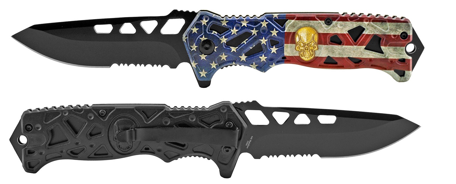 Knife - KS2451UF USA/SKULL