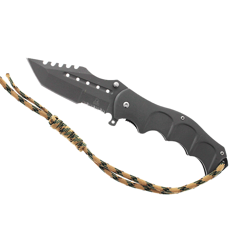 KNIFE KS3302GY Tactical Style Spring Assisted