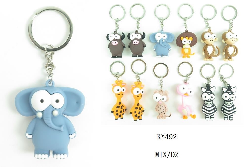 KC (KEYCHAIN) Animal KY492 SOLD BY THE DOZEN