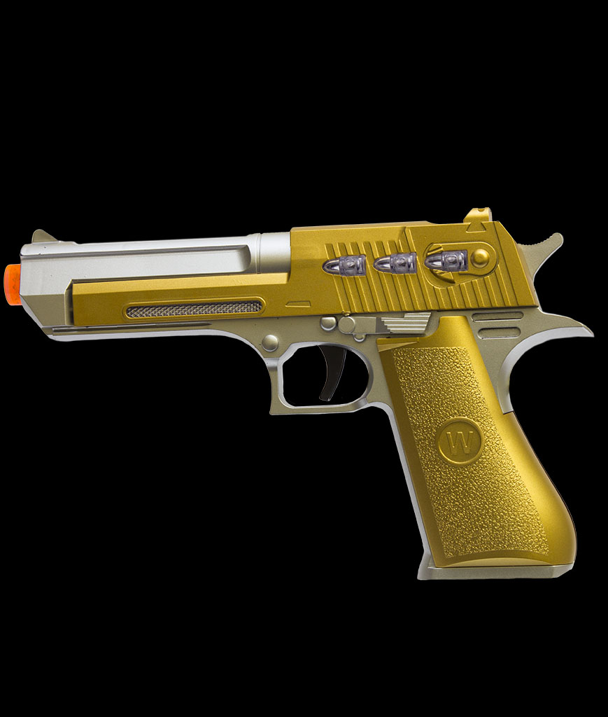 Special Pistol AU211 with BATTERIES - Light Up