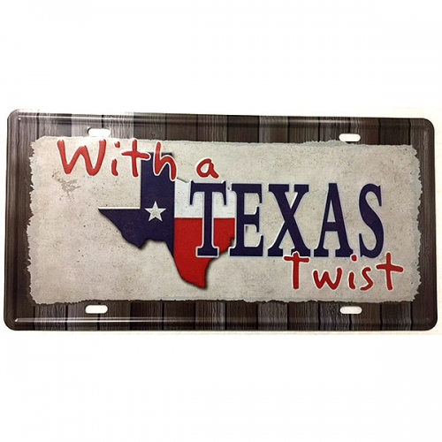 LICENSE PLATE With A Texas Twist