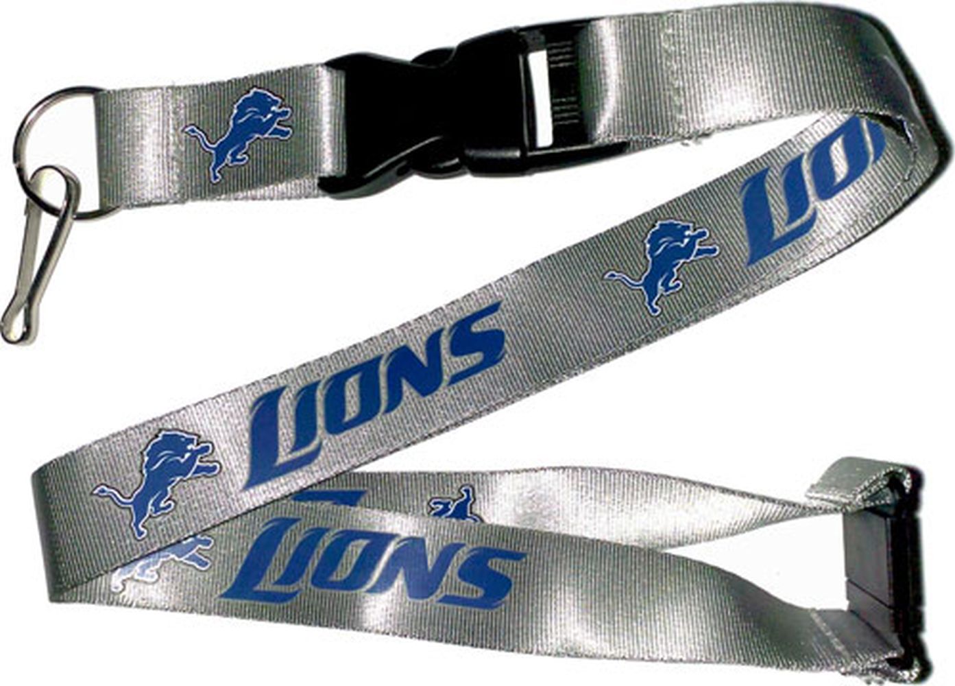 NFL Detroit Lions Lanyard - Gray