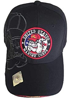 United States Marine Corps Military HAT - Bulldog/Seal-Black #1
