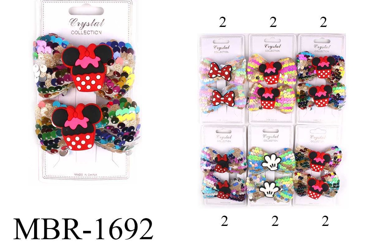 HAIR Pin - Mouse MBR-1692 SOLD  BY DOZEN PACK