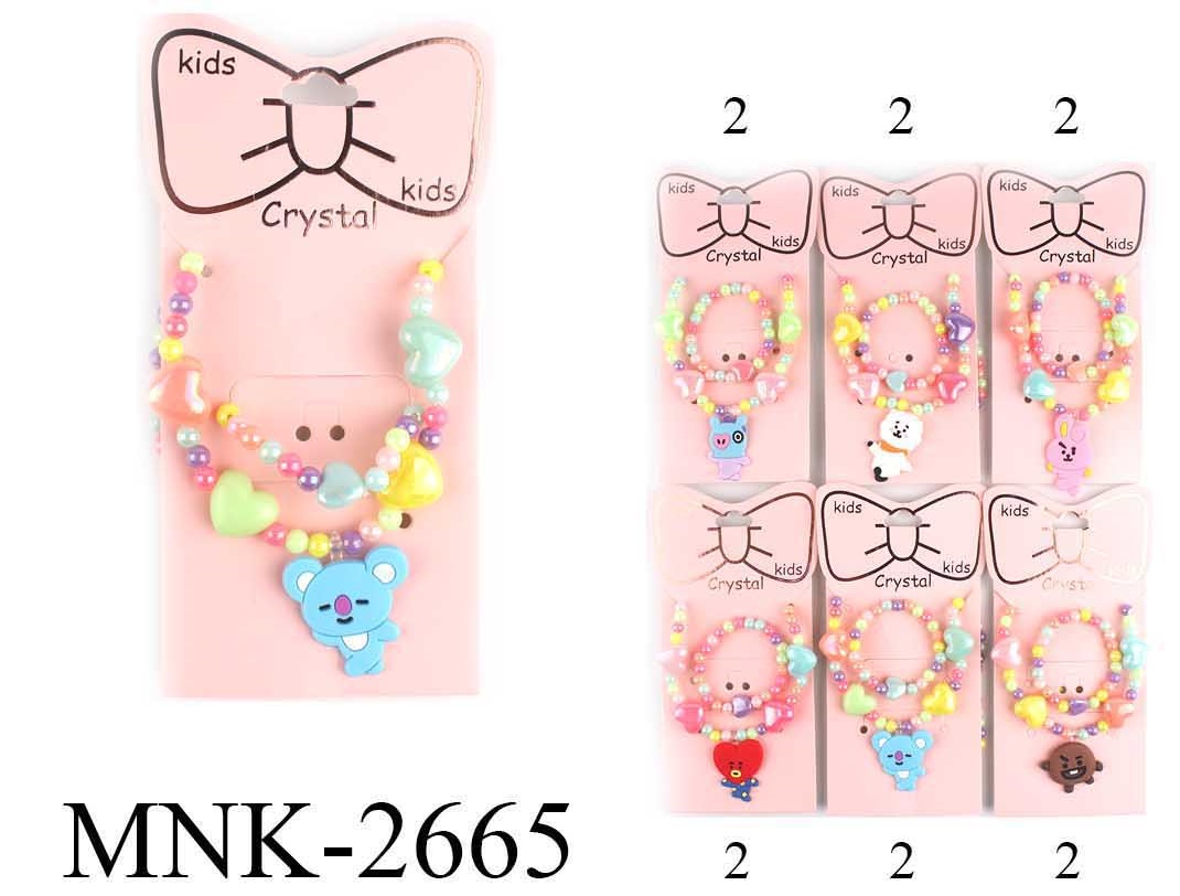 NECKLACE - Girls MNK-2665 SOLD BY DOZEN PACK