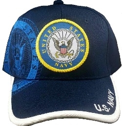 United States Navy Military HAT with Seal - Blue NV1