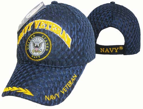 ''United States Navy Military HAT ''''NAVY VETERAN'''' Seal/Mesh Leaf CAP592A''