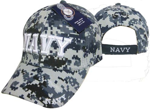 ''United States Navy HAT ''''NAVY'''' (LG WHT TEXT)-Digi CAP602DC''
