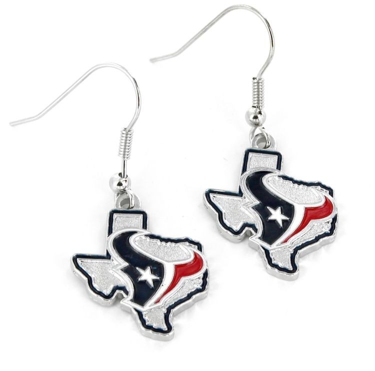 NFL Houston Texans Earring State Design(469-32)